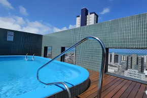 Tambaú p/ 4 pessoas, piscina, garagem e completo!